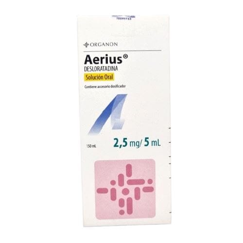 Aerius 2,5 mg / 5 mL x 150 mL Farmex-Pluxee-Persistente